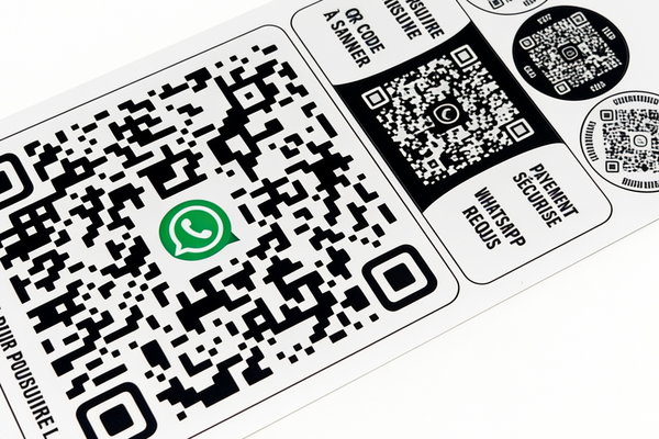 + More Stickers — custom QR product